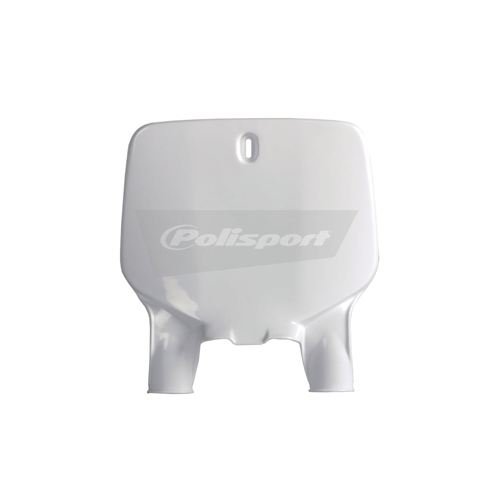 Polisport Front Number Plate For Kawasaki KX 125 White 1996-2002